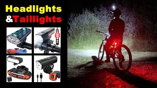 🚴 9 Bike Light Sets from Amazon  WSDCAM BrightRoad Ascher BLITZU ACRUNU Victagen Bicycle Light [upl. by Kcirderfla]