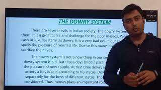 The dowry system essay [upl. by Bysshe]