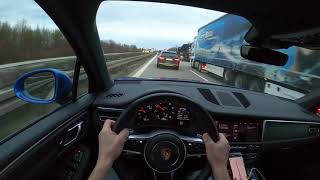 PORSCHE MACAN 20 180 KW 245 HP HIGHWAYAUTOBAHN [upl. by Adala]