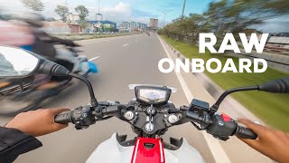 TVS Apache RTR 200 4v BS6 2021 RAW Onboard  Bikerz Beast [upl. by Nylecyoj]