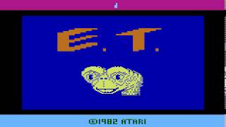 8 Bit Themes  ET the Extra Terrestrial Atari 2600 [upl. by Fruma763]