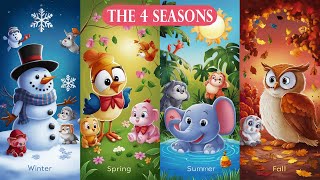 Fun Four Seasons Song for Kids  Learn About Winter Spring Summer and Fall  seasonsoftheyear [upl. by Parrish]