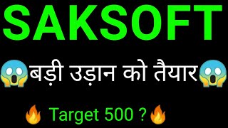 Saksoft share 🔥  Saksoft share latest news  Saksoft share news today [upl. by Woodson658]