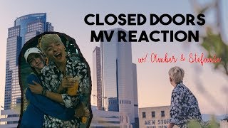 Closed Doors MV Reaction w Amber amp Stefanie 뮤비 반응 [upl. by Aseretairam]