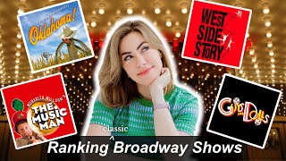 The Top 10 Classic Broadway Musicals [upl. by Nonah]