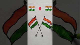 🧡🤍💚 Janaganamana  Republicday independenceday flag drawing viral [upl. by Yttisahc]