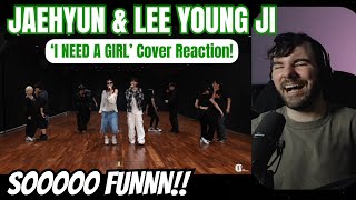 JAEHYUN of BOYNEXTDOOR and LEE YOUNG JI  I Need A Girl Choreography Practice Reaction [upl. by Blinni877]