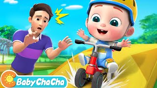 Learn to Ride a Bike  Bike Safety Song  Baby ChaCha Nursery Rhymes amp Kids Songs [upl. by Ollopa223]