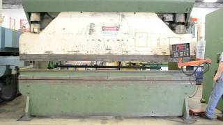 DiAcro Houdaille 13512 HydraPower 135 Ton x 12 Hydraulic Press Brake [upl. by Kral]