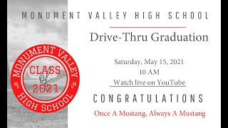 Monument Valley High School Class of 2021 Commencement Ceremony [upl. by Enelrae40]