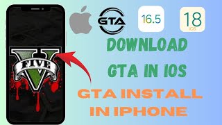 How To Install GTA In iOS  Download GTA IN iPhone  GTA 5 Install in iOSIphoneAndroid2024 [upl. by Malet913]