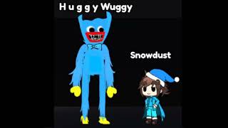 Roblox Gacha Online Snowdust And Huggy Wuggy Quick Video 2 [upl. by Rebah101]