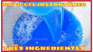 🔴PATO GEL SEM SODA INSTANTÂNEOAPENAS TRÊS INGREDIENTES🔴 [upl. by Aisiram650]