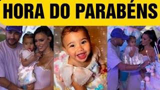 BRUNA BIANCARDI E NEYMAR COMEMORAM ANIVERSÁRIO DA MAVIE Hora do Parabéns [upl. by Eileek]