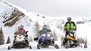 Snowmobile Adventure Tours  Canmore Banff and Panorama BC [upl. by Scandura]