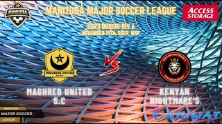 November 19th WSF Div 6 Mahgreb United SC vs Kenyan Knightmares [upl. by Crim]