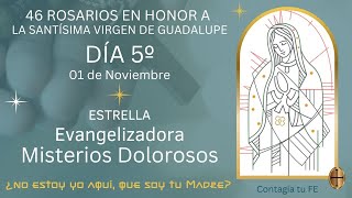 01 de Noviembre 2024 Santo Rosario y Nican Mopohua Misterios Dolorosos [upl. by Akcirre]