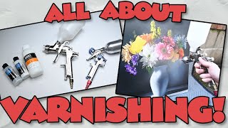 How I VARNISH my Airbrush PAINTINGS [upl. by Assel]