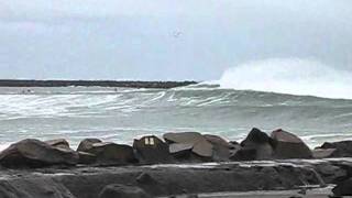 111911 Humboldt Bay Entrance Waves and Surfing [upl. by Aydne278]