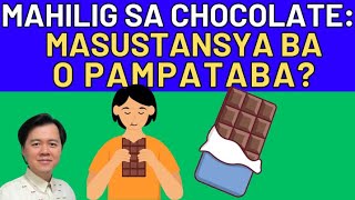 Mahilig sa Chocolate Masustansya Ba o Pampataba  By Doc Willie Ong Internist and Cardiologist [upl. by Annayhs]