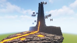 Making Darth Vaders Castle in Minecraft [upl. by Lesley]