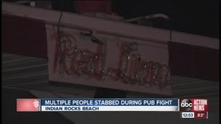 Officials 4 stabbed in Pinellas pub [upl. by Sirmons]