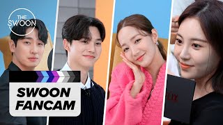 Swoon Fancam Behind the scenes with the cast of Forecasting Love and Weather ENG SUB [upl. by Lydnek]