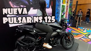 Nueva Pulsar NS 125 Primeras Impresiones Stand Bajaj F2ruedas [upl. by Imailiv]