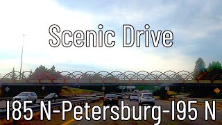 🚘Driving I85N  Petersburg  I95N  Richmond VA [upl. by Yeniar]