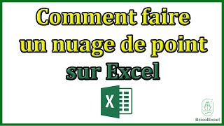 Comment faire un nuage de point sur Excel [upl. by Esil]