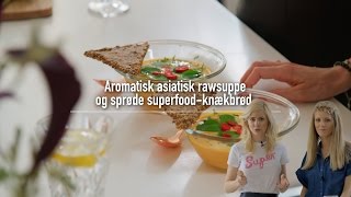 Asiatisk rawsuppe med superfoodknækbrød [upl. by Skantze]