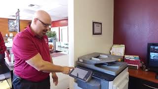 Sharp Copier Job Retention For Secure Document Printing [upl. by Porty]