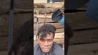 His last wish after the cut 🔥 barber barbershop village story storytelling motivation [upl. by Arvell]