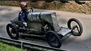 GN Spider Crash at Shelsley Walsh Classic Nostalgia Hill Climb July 23 [upl. by Zelikow]