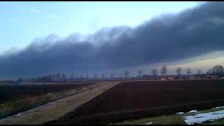 Brand Moerdijk vanuit de APL strijensas [upl. by Silsbye]