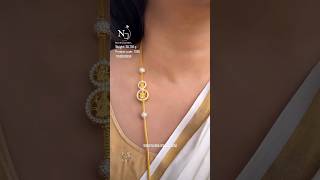 🫶Beautiful Gold Side Mop Mangalya Chain only 30 gms ✨️ saishwethavlogs goldjewellerycollections [upl. by Ibrad]