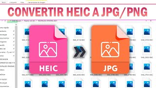 Convertir HEIC a JPG en Windows  Archivos AAE  Configurar celular BONUS [upl. by Krissie]