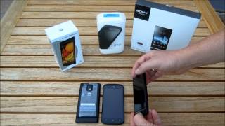 Erster Vergleich HTC One S Huawei Ascend P1 Sony Xperia P  wwwtechnovielde [upl. by Lathrope]