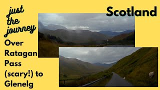 Over the Ratagan Pass and down to Glenelg and Bernera Beach  Driving the UK [upl. by Krucik]