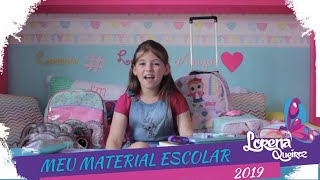 MEU MATERIAL ESCOLAR 2019 [upl. by Nyloj]