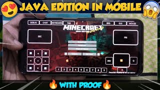 Minecraft Java Edition in Mobile GAMEPLAY 😱 I How to download Minecraft Java Edition in Mobile [upl. by Nyladam274]