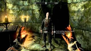 Lets Play Skyrim  Under Saarthal Winterhold College Quest [upl. by Snowber]