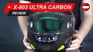 XLite X803 Ultra Carbon FullFace Helmet Review  ChampionHelmetscom [upl. by Bria500]