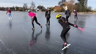 Schaatsen 2021 Natuurijs [upl. by Nev439]