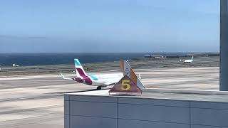 Airplane spotting at Gran Canaria airport [upl. by Drona765]