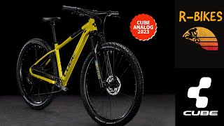 CUBE ANALOG LASHLIME´N´BLACK 2023 HARDTAIL MOUNTAIN BIKE WALKAROUND REVIEW [upl. by Arahat530]