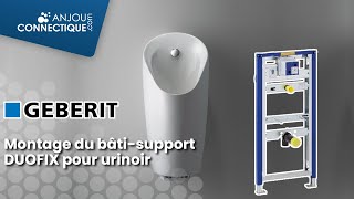 Montage du bâtisupport Duofix GEBERIT pour urinoir [upl. by Katti542]