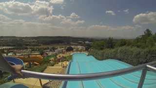 Very Fast Water Slide at Aquarena [upl. by Rock]