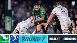 Connacht v Leinster  Instant Highlights  Round 7  URC 202324 [upl. by Minta]