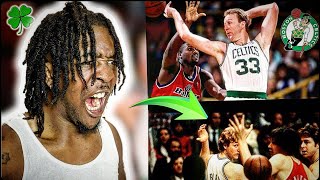 FIRST TIME WATCHING Larry Bird  Greatest Passer of All Time REACTION [upl. by Aicella]